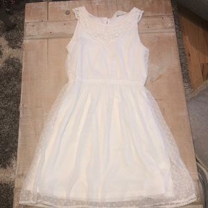 White H&M dress US size 9-10